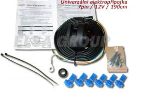 Univerzální elektropřípojka 7pin 190cm